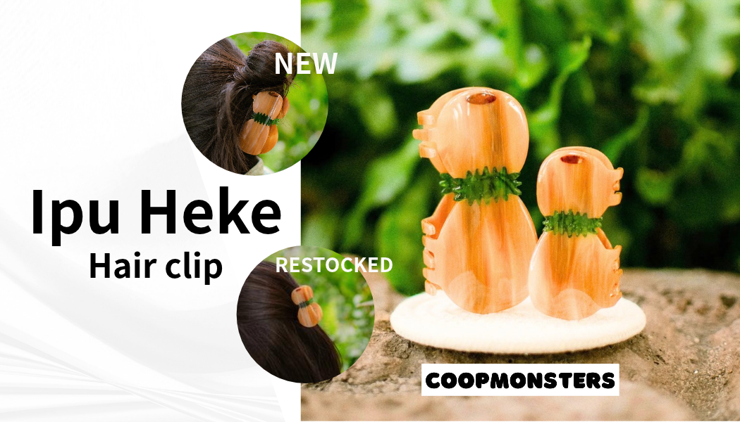 フラガールに人気!IPU HEKE のヘアクリップが入荷しました