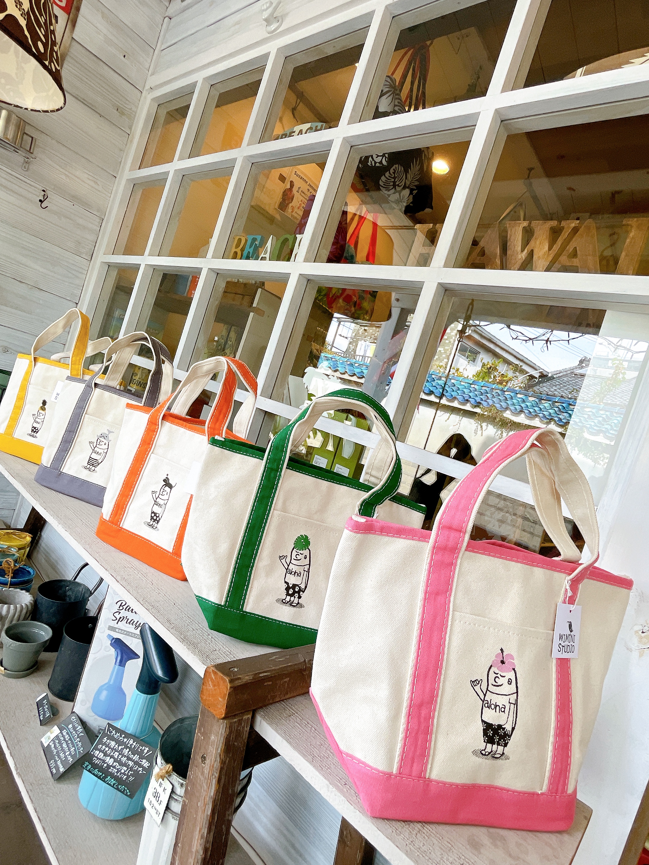 ハワイで人気のミニキャンバストートバッグ登場!