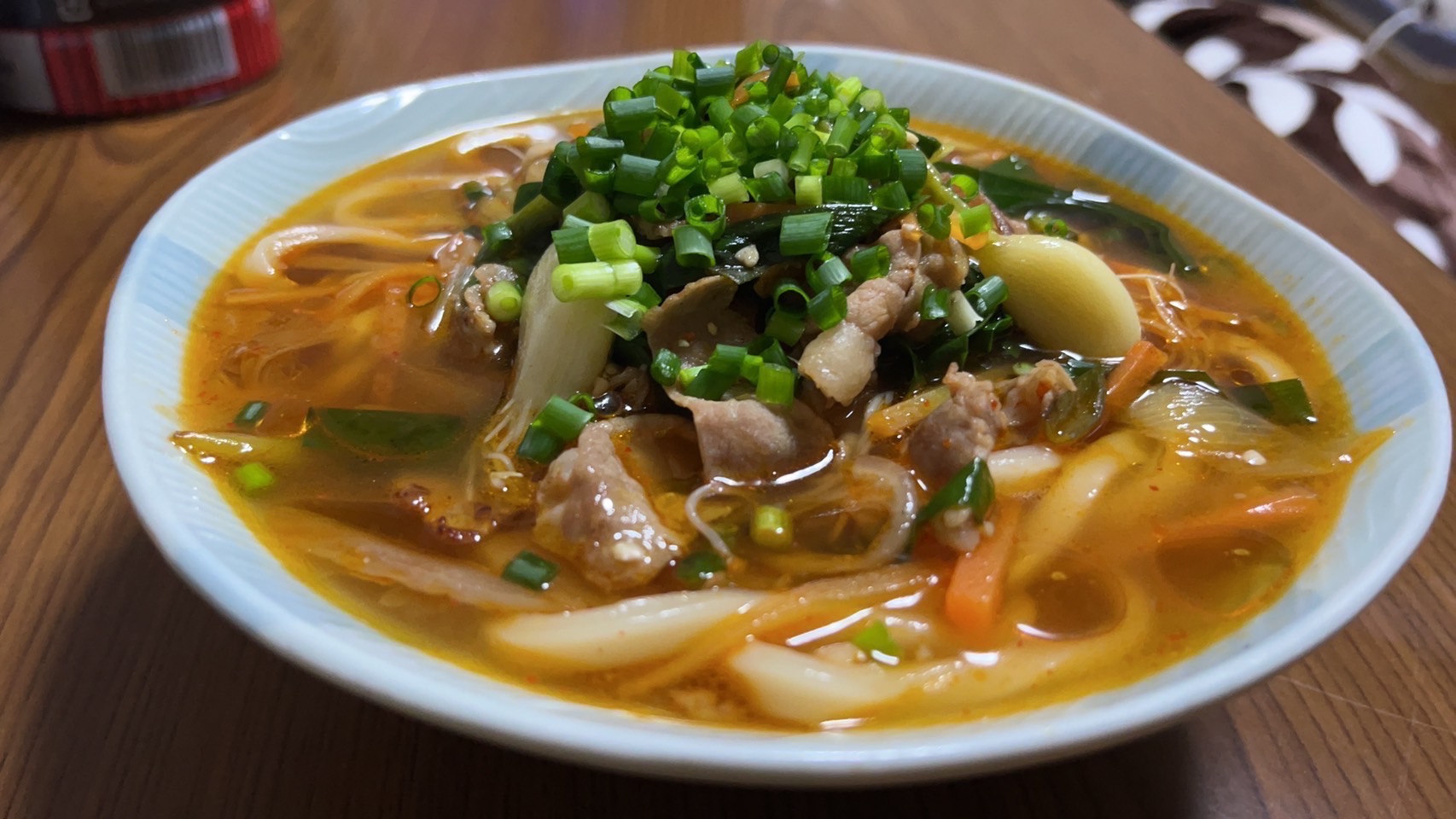 ニンニクユッケジャンうどん
