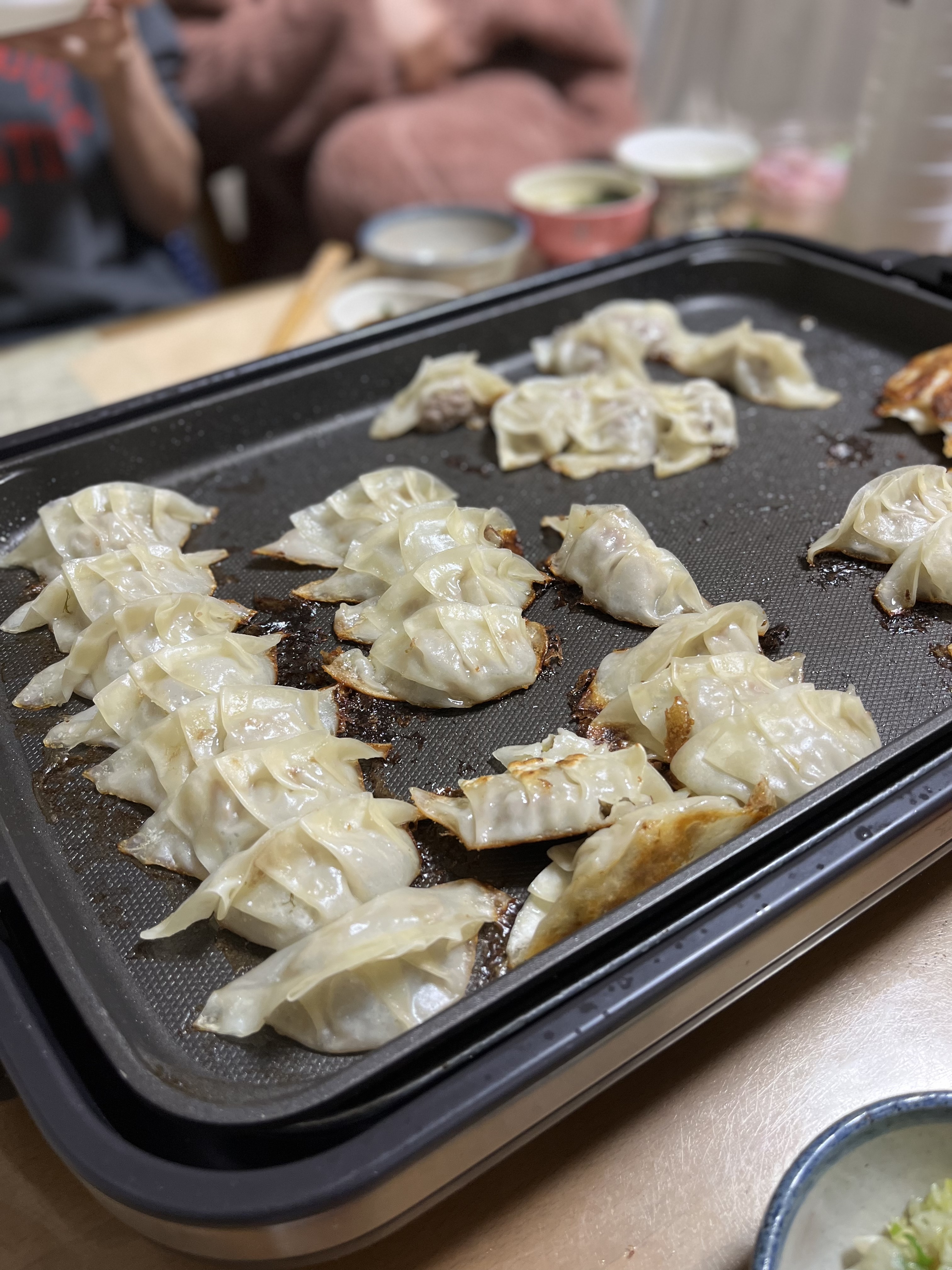 人気メニュー、発芽にんにく餃子