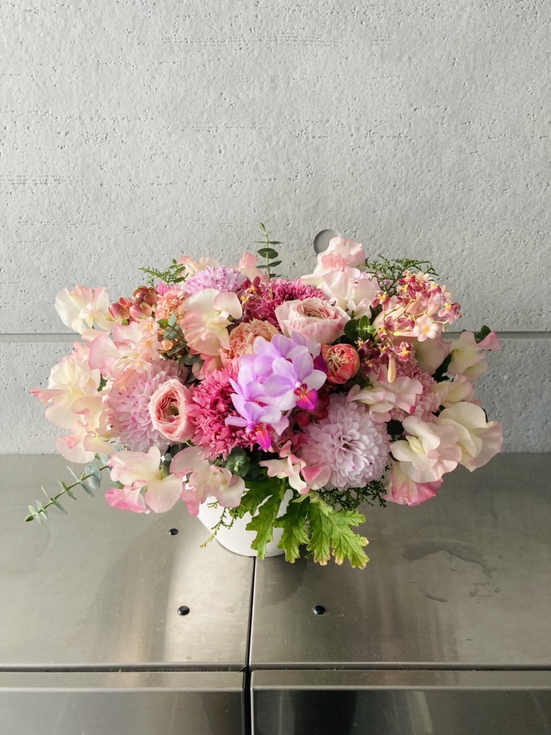 今日のお花🌼  お供え  ピンク系