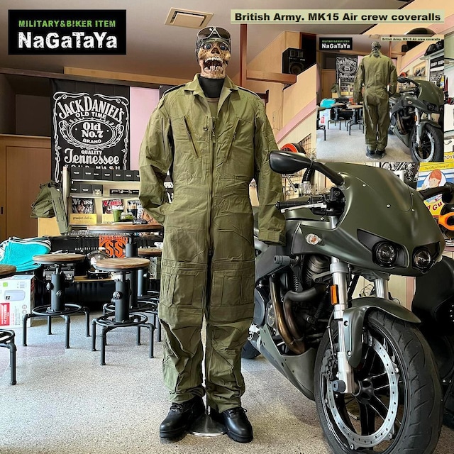 イギリス空軍(RAF, ROYAL AIR FORCE)実物のエアクルー用つなぎなのである！！！