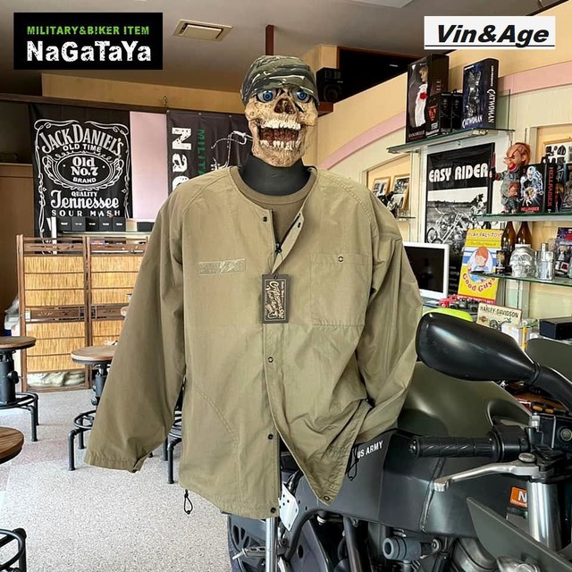 Vin&Ageの、ダボチョッパーシャツジャケットだ！！