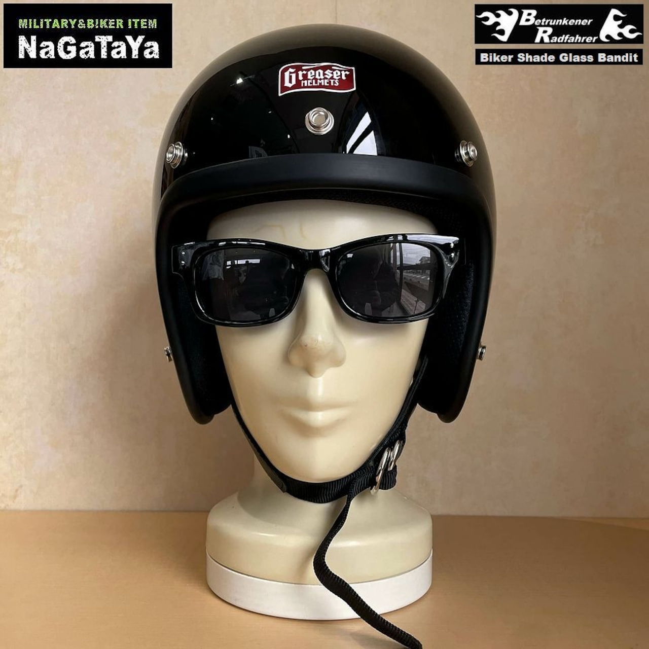 ちょっとレトロな雰囲気の、ベェトォンナ ラドファ 60'BIKERシェード、 バンディッド