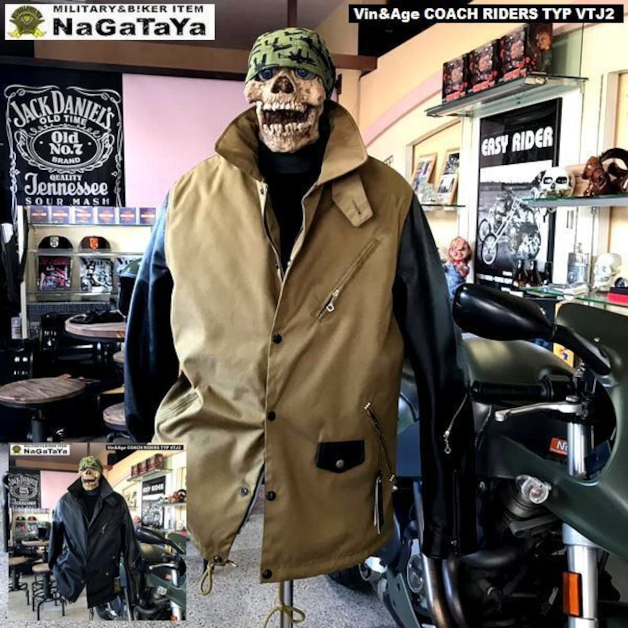 V&Aの、コーチJKのシルエットにライダースのディテールをミックスしたコーチライダース！！
