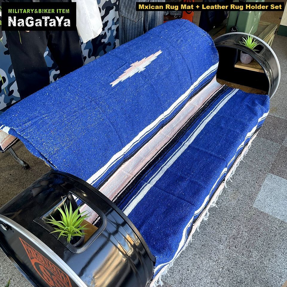 インディアンブランケットともよばれ、西海岸風インテリアにも欠かせないラグです