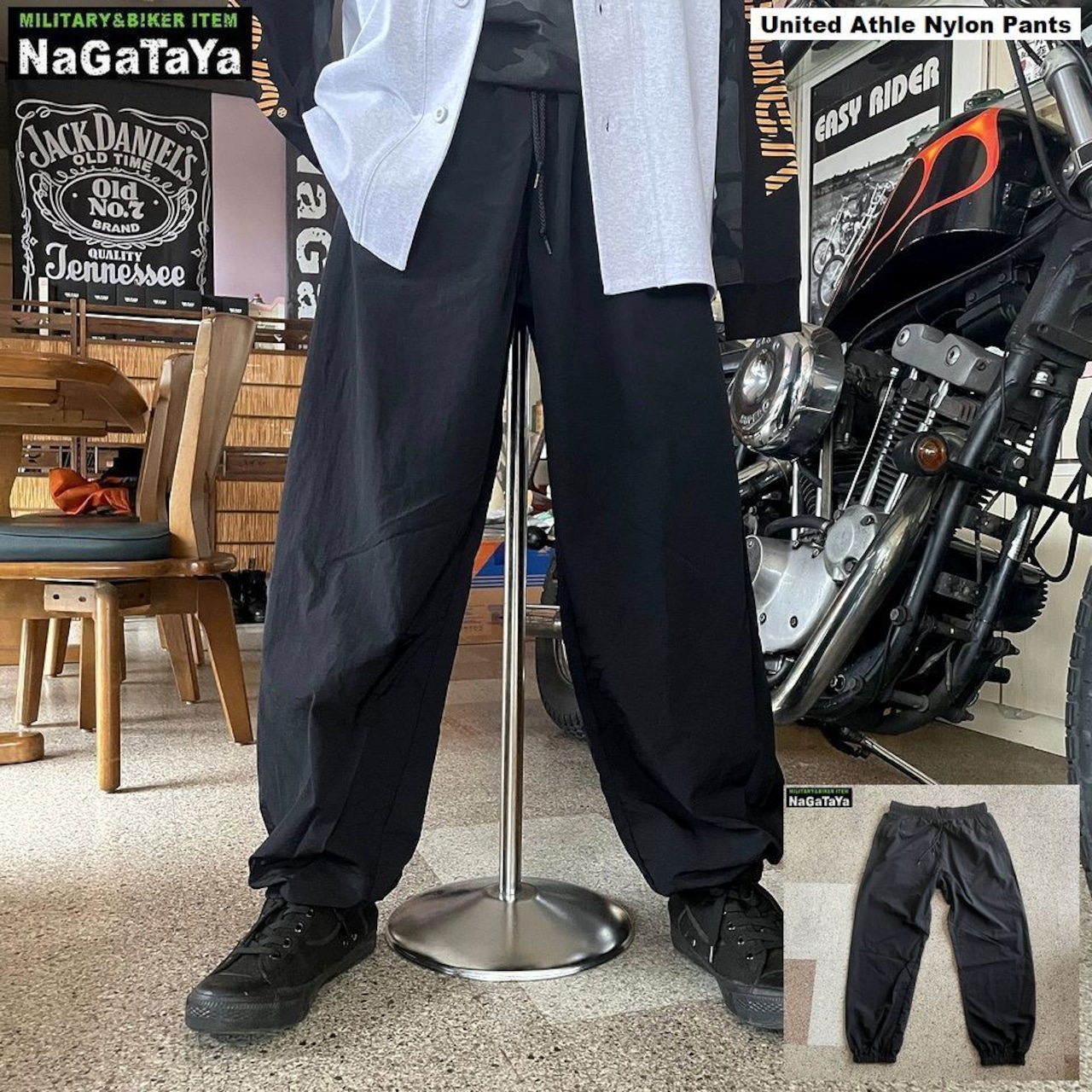 ミリタリーのトレーニングパンツのルーズフィットなデザインがトレンドです！！