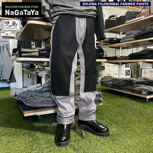 ファーマー仕様のダブルニーワークパンツなのである。