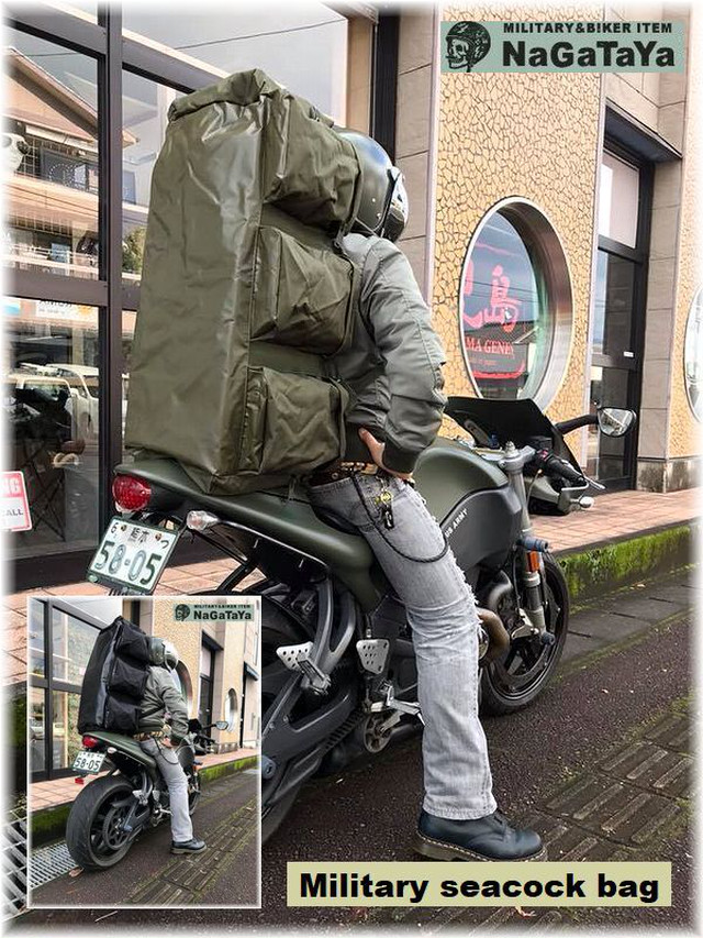 キャンプツーリングにバッチリよ！イスラエル軍タイプ 大容量 タクティカル シーサック