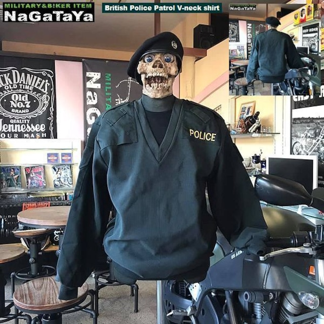 イギリス警察放出品 ポリス パトロール Vネックシャツなんだよ。