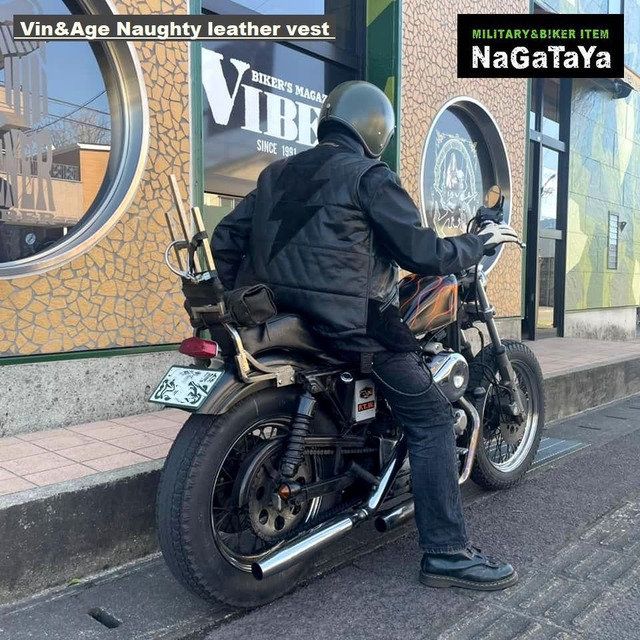 Vin&Age　レザー ナーティーベストだぜ！！