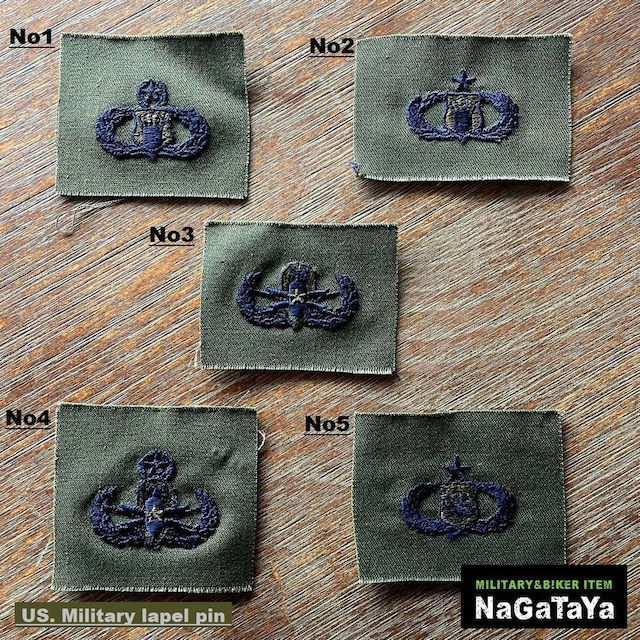 軍隊ワッペン アメリカ軍放出品 襟章 ミリタリーパッチ 縫い付けタイプだよ～ん。