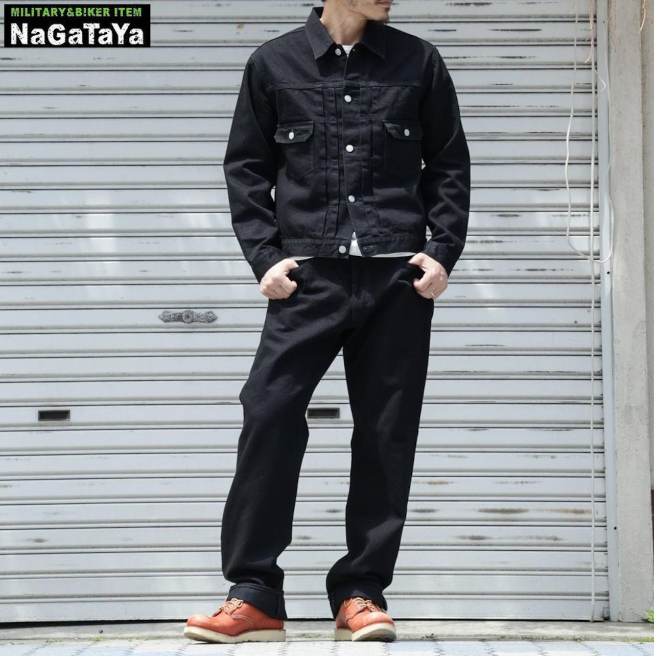 インディゴデニムとはひと味違う、ブラックデニムを使用した、児島のワイドパンツだ!!