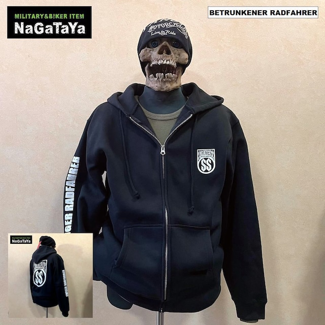 ベェトォンナ ラドファ エンブレム 10oz 裏起毛 フルジップ パーカーばい！！