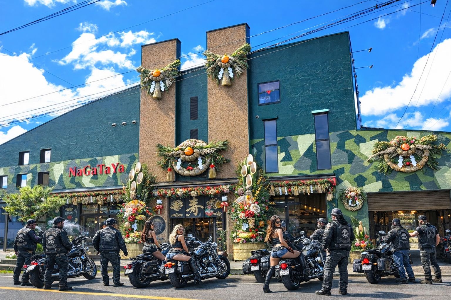 店舗は正月バージョンにデコレーション!!