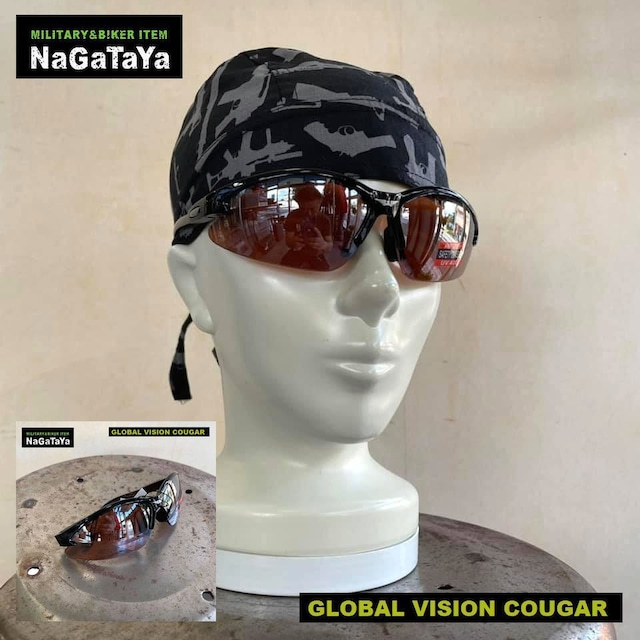 GLOBAL VISION グローバルビジョン セーフティーサングラス COUGAR クーガー