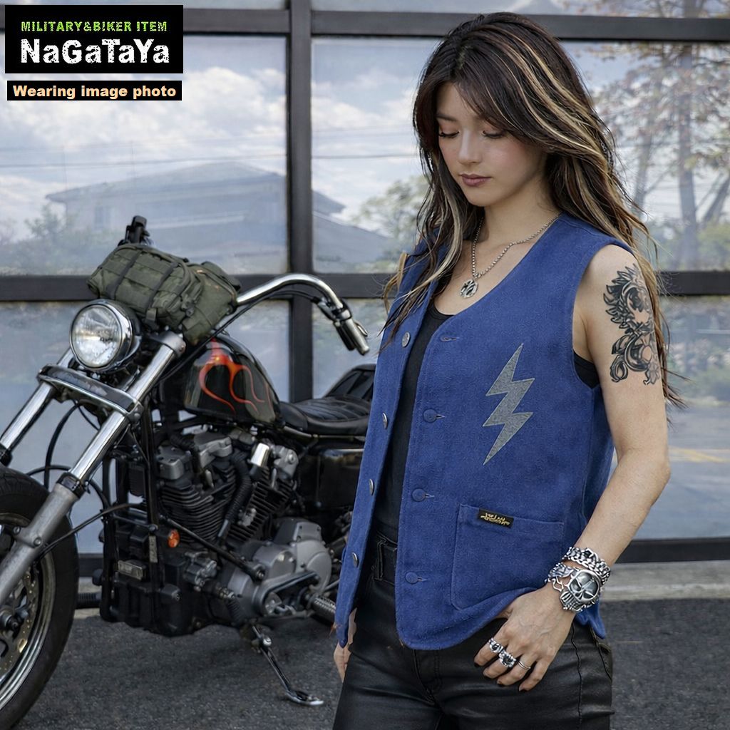 Vin&Ageの 薄手のコットンラグ素材を使用したチマヨ型ベスト