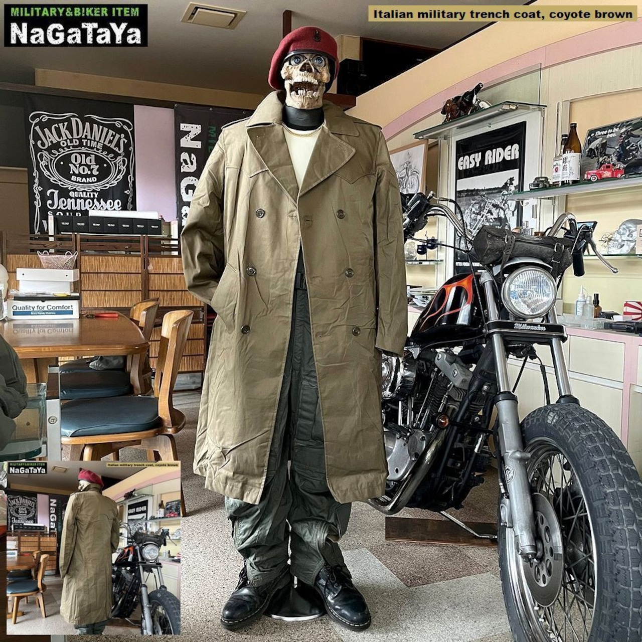 軍用ながらイタリアらしい雰囲気を感じさせるミリタリーコート