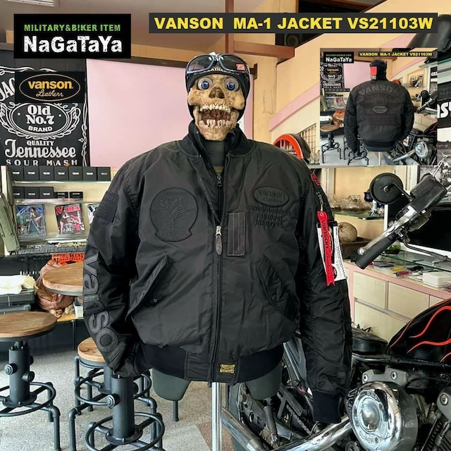 VANSON MA-1 ウインタージャケット、サイズがあれば早い者勝ち！！