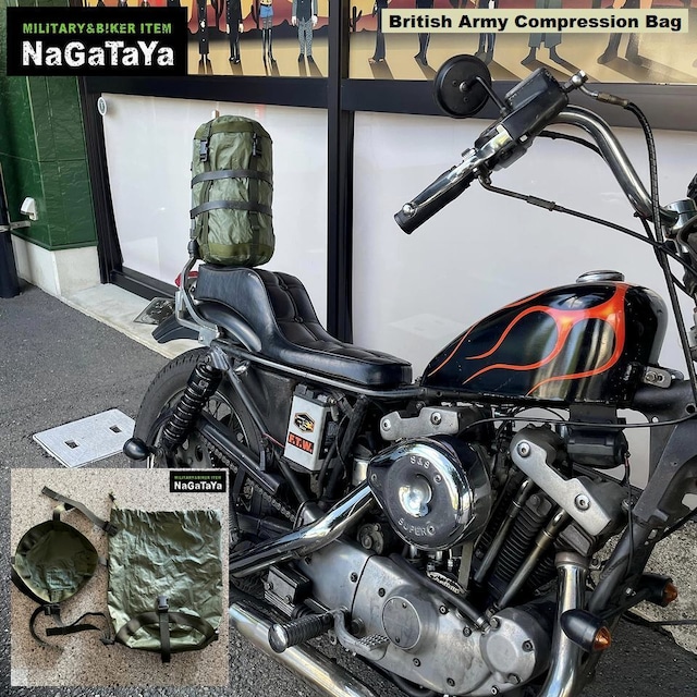 ホンモノのイギリス軍用のコンプレッションバッグだぜ！！