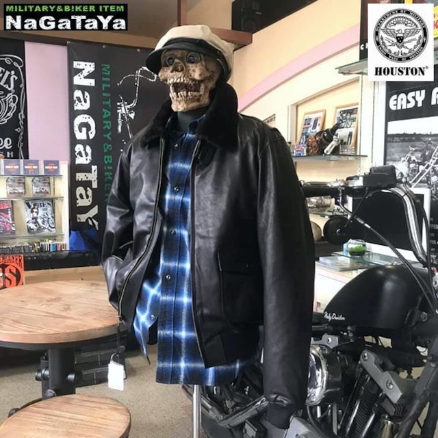 HOUSTON ヒューストン GOAT LEATHER G-1 レザージャケットだぜ！！