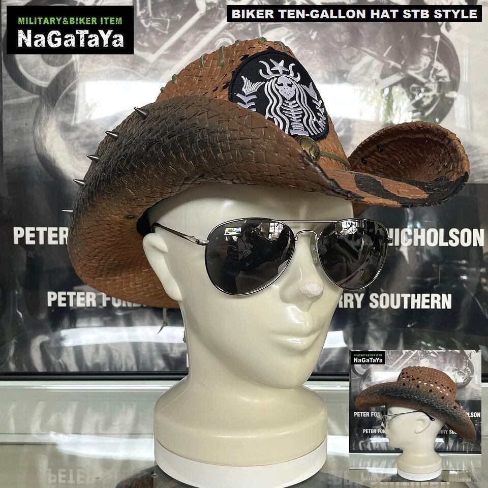 ROCK テンガロンハット STB STYLE、フレイムパターンが悪っぽい？