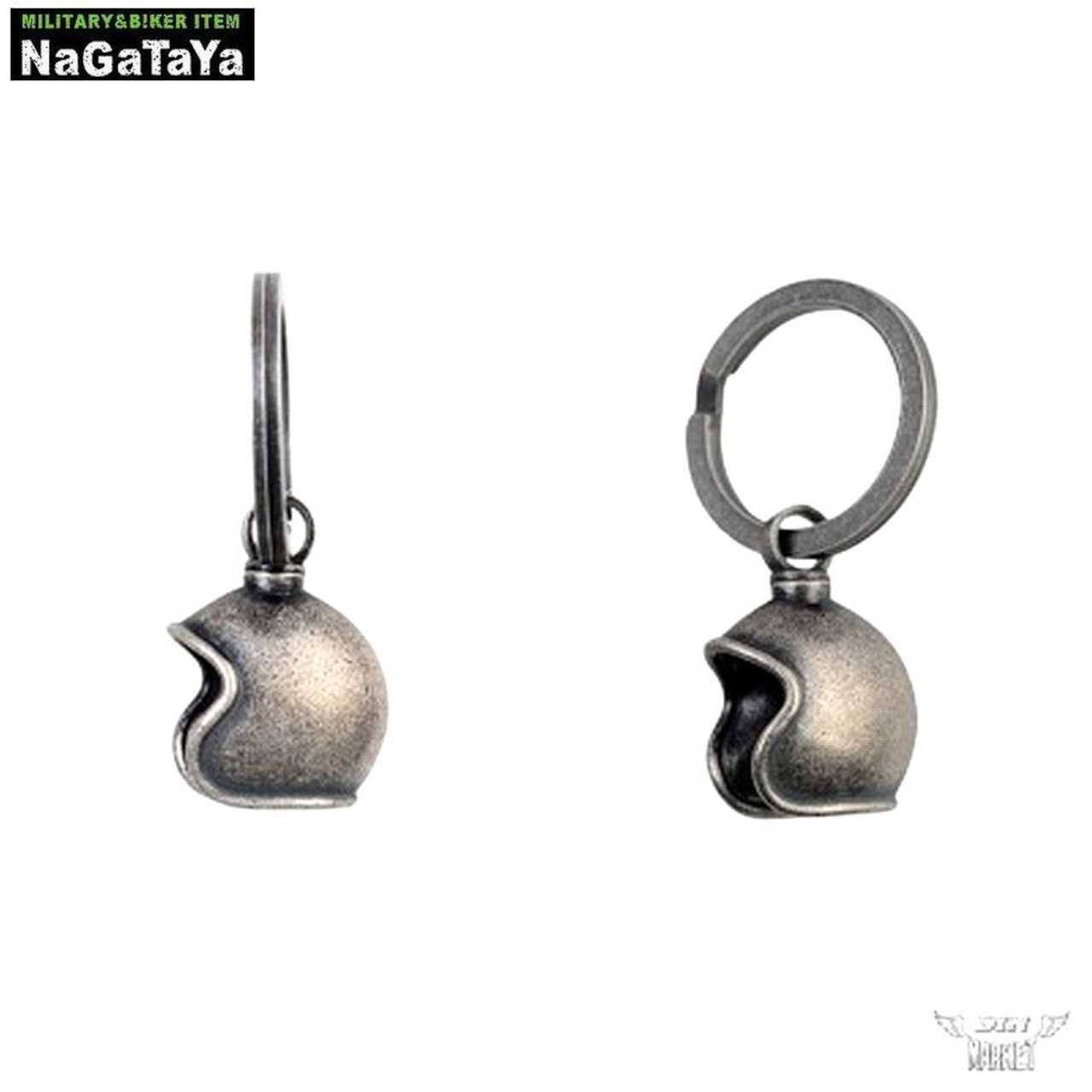 バイカーのお守り！！ガーディアンベル キーホルダー ジェットヘルメット型