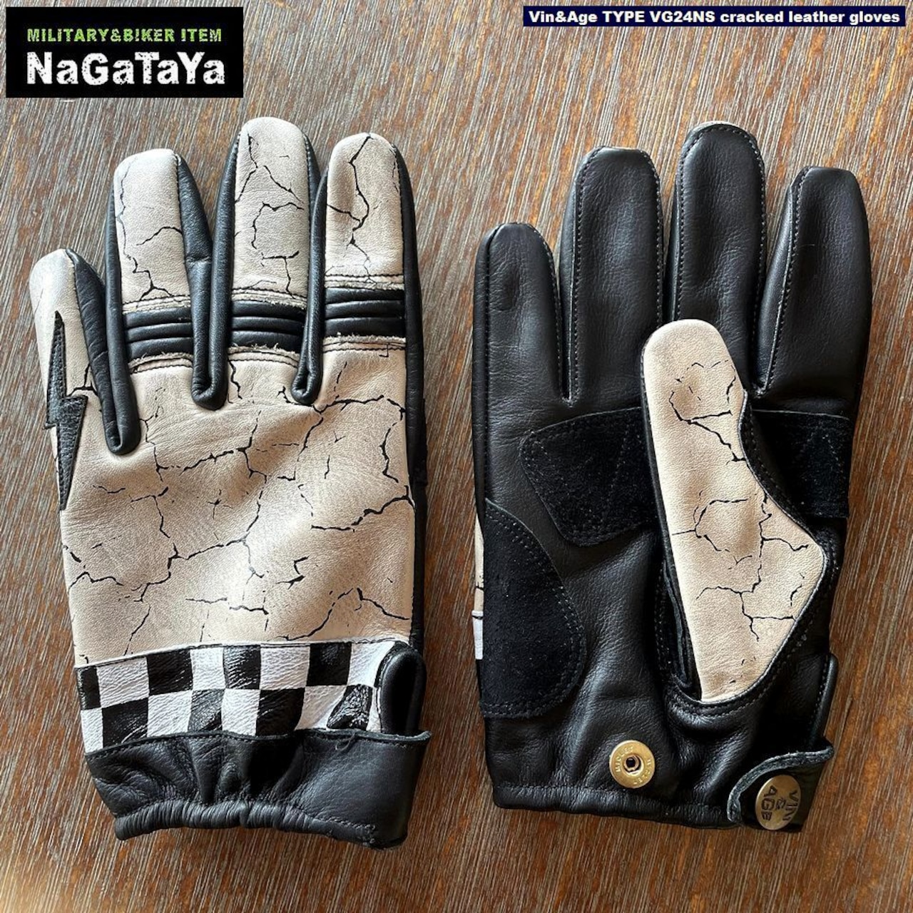 シルエットはVin&Age定番のショート丈のグローブなのだ！！