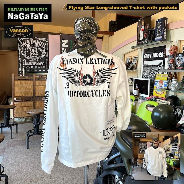 バンソン フライングスターポケット付き ロンTなのだ！！