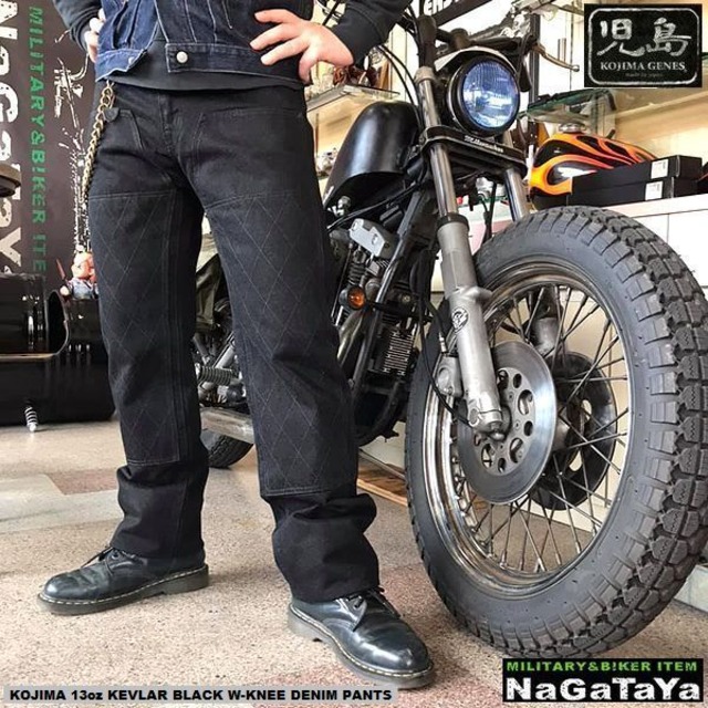 ブラック ダブルニーケブラージーンズ 追加入荷！！