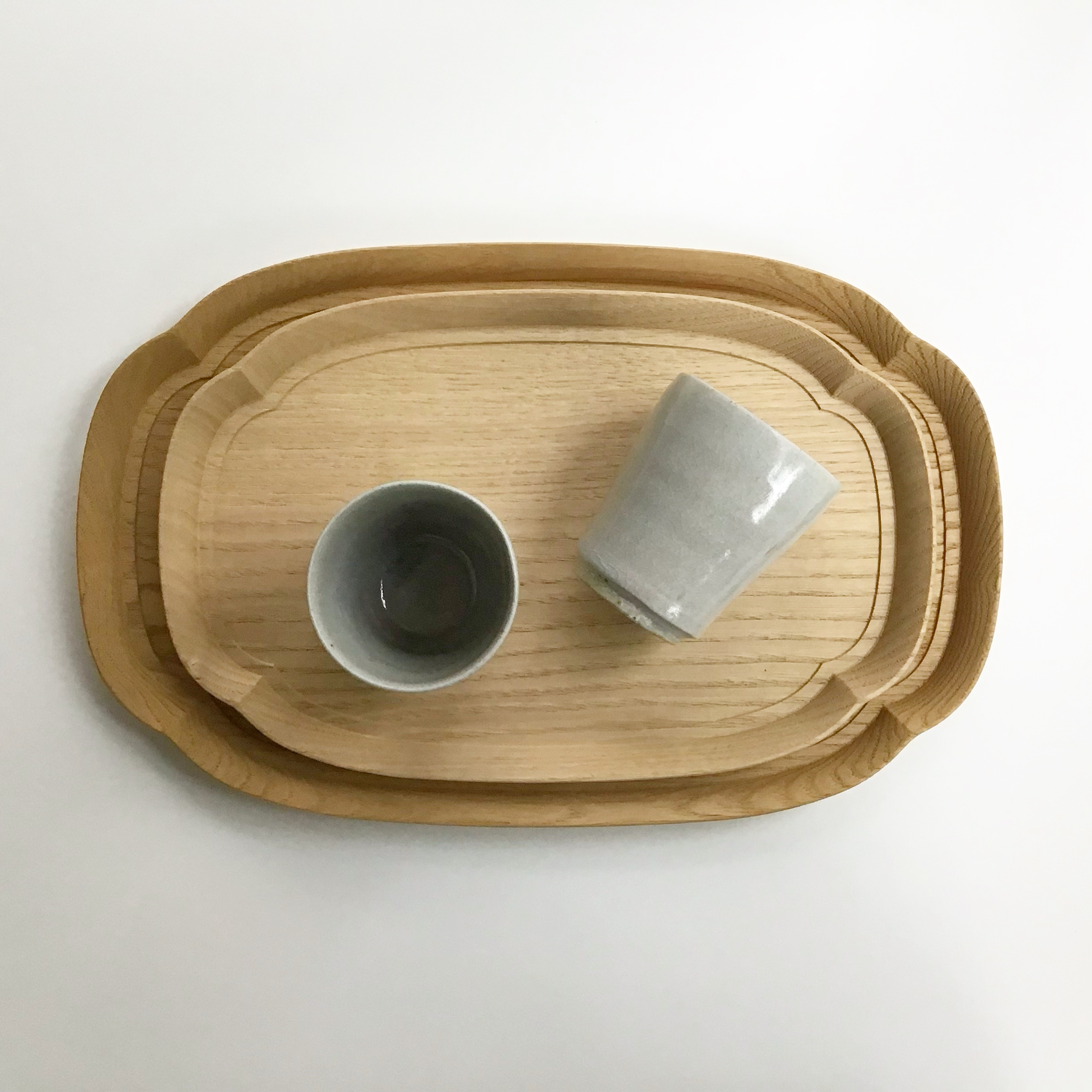 四十沢木材工芸 KITO 長木瓜盆(中)　再入荷のお知らせ