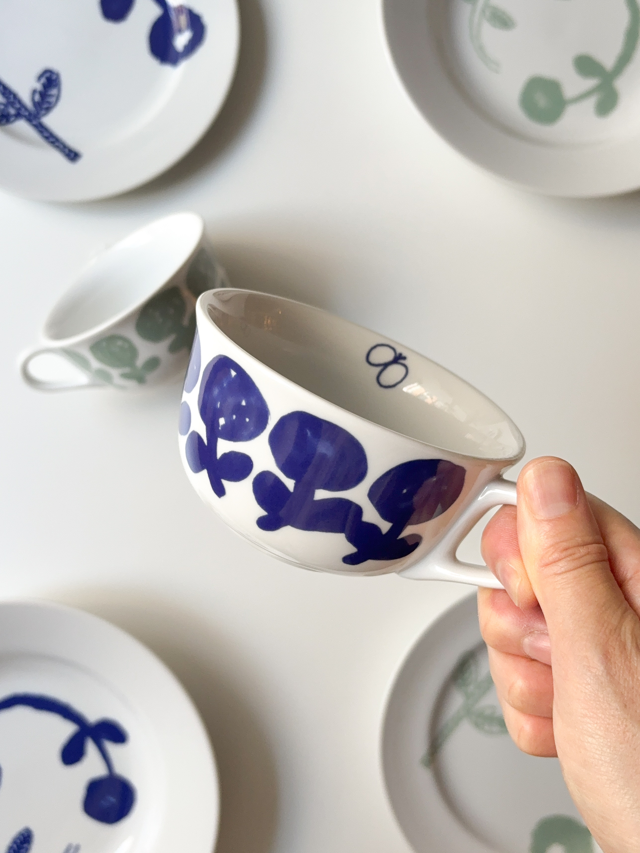 ミナペルホネン×パスザバトンのモーニングカップ　再入荷