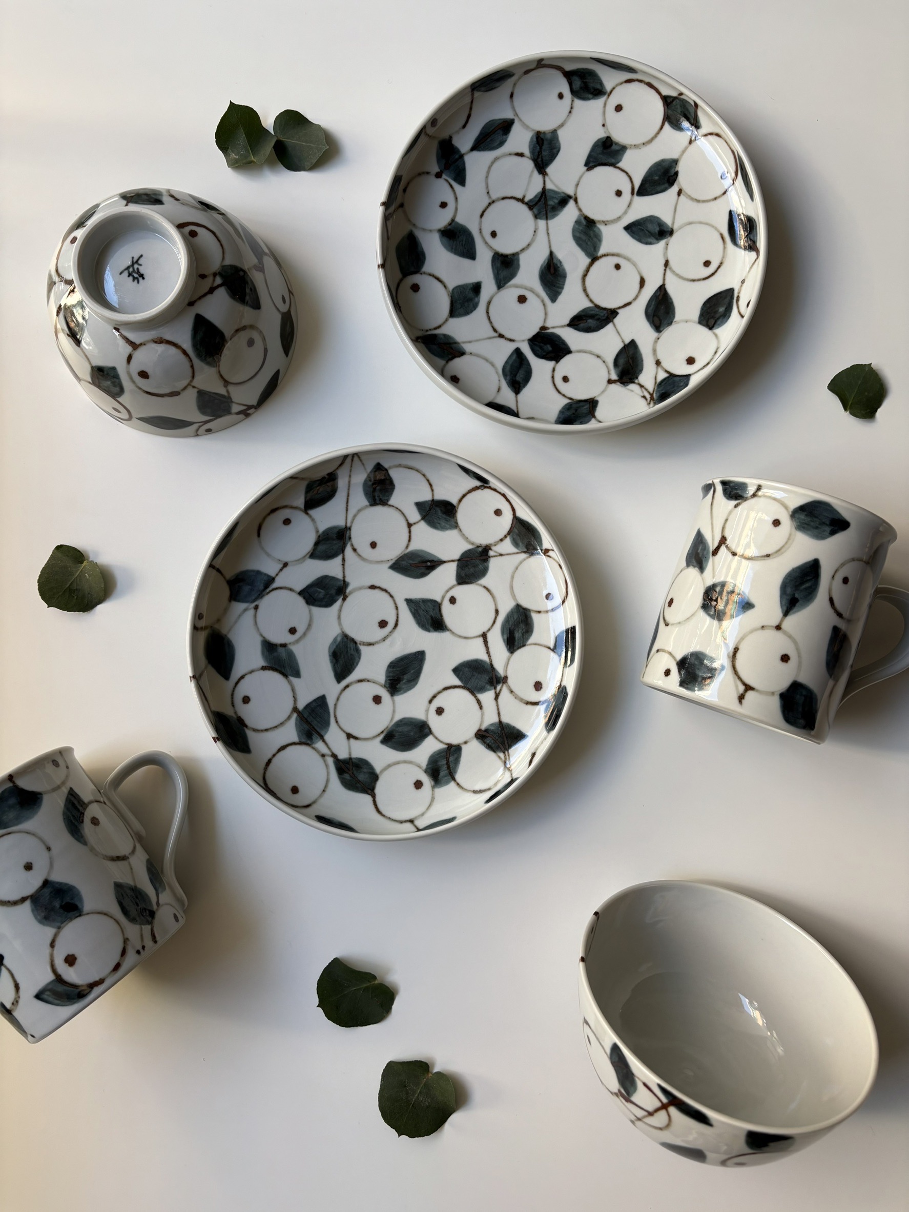 徳永遊心窯 みかんづくし 6寸口巻皿 新入荷