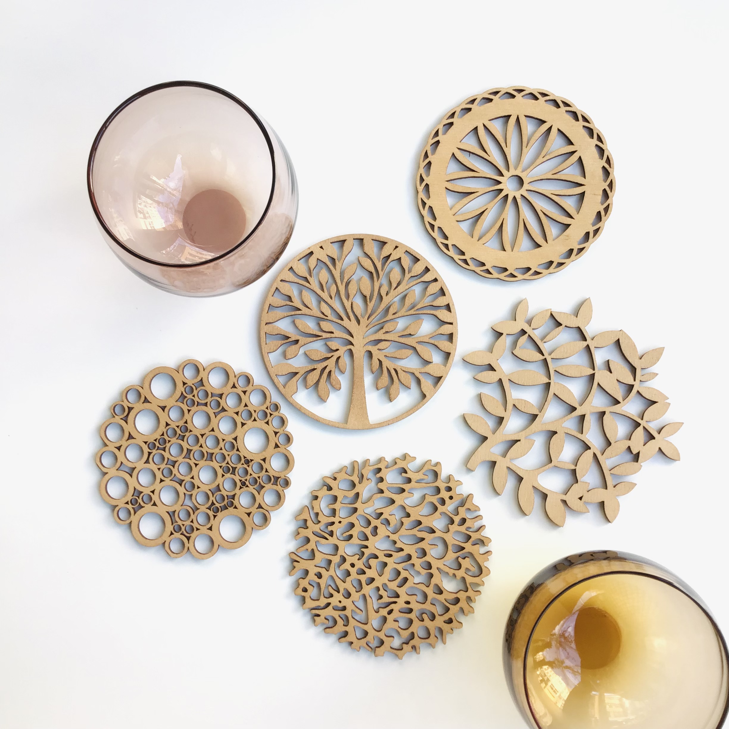 Wood coaster