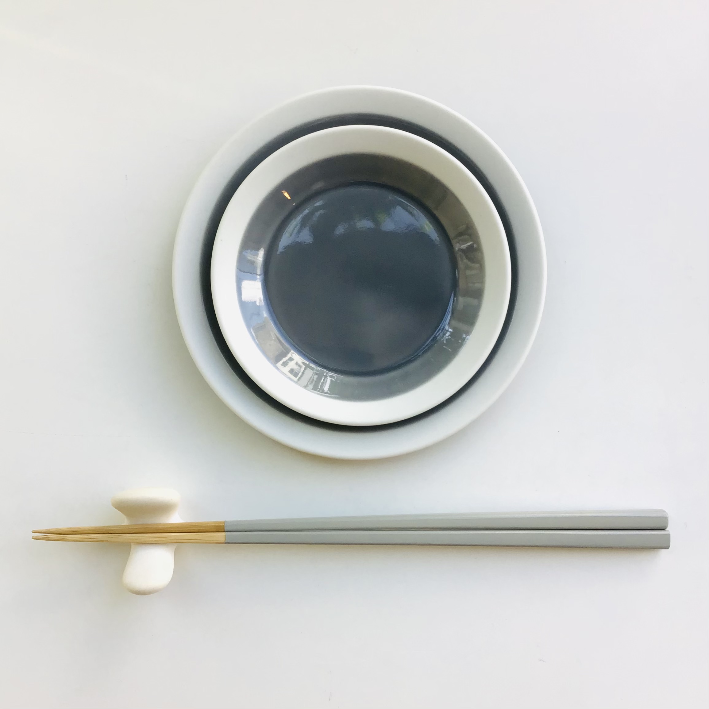 ヤマチクの竹の箸 sweet urushi  セサミグレー