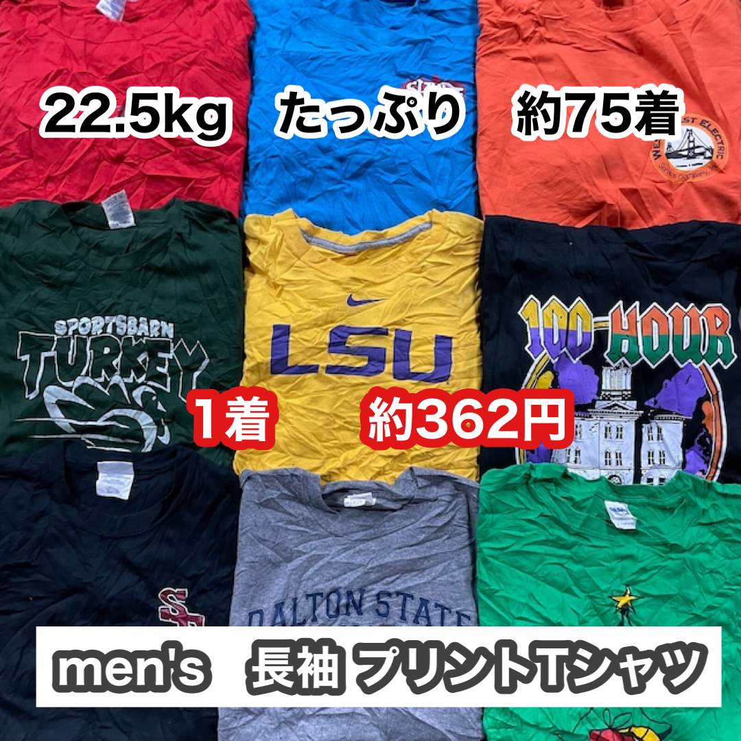 オススメ❗️【ベール】🇺🇸長袖プリントTシャツ22.5kg