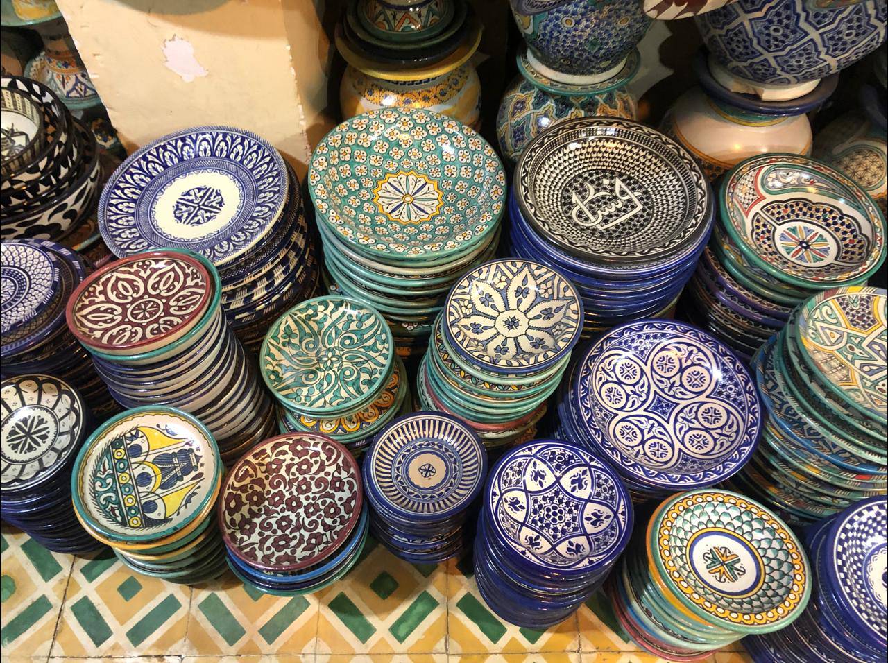 モロッコの陶器
