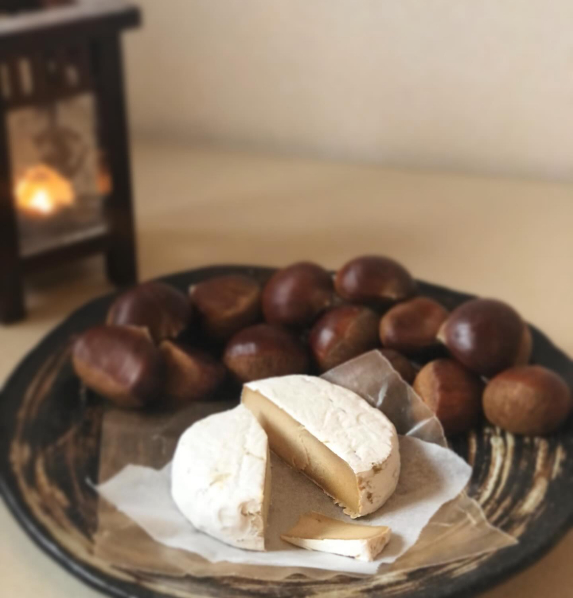 秋のチーズプレート🍂🌰
