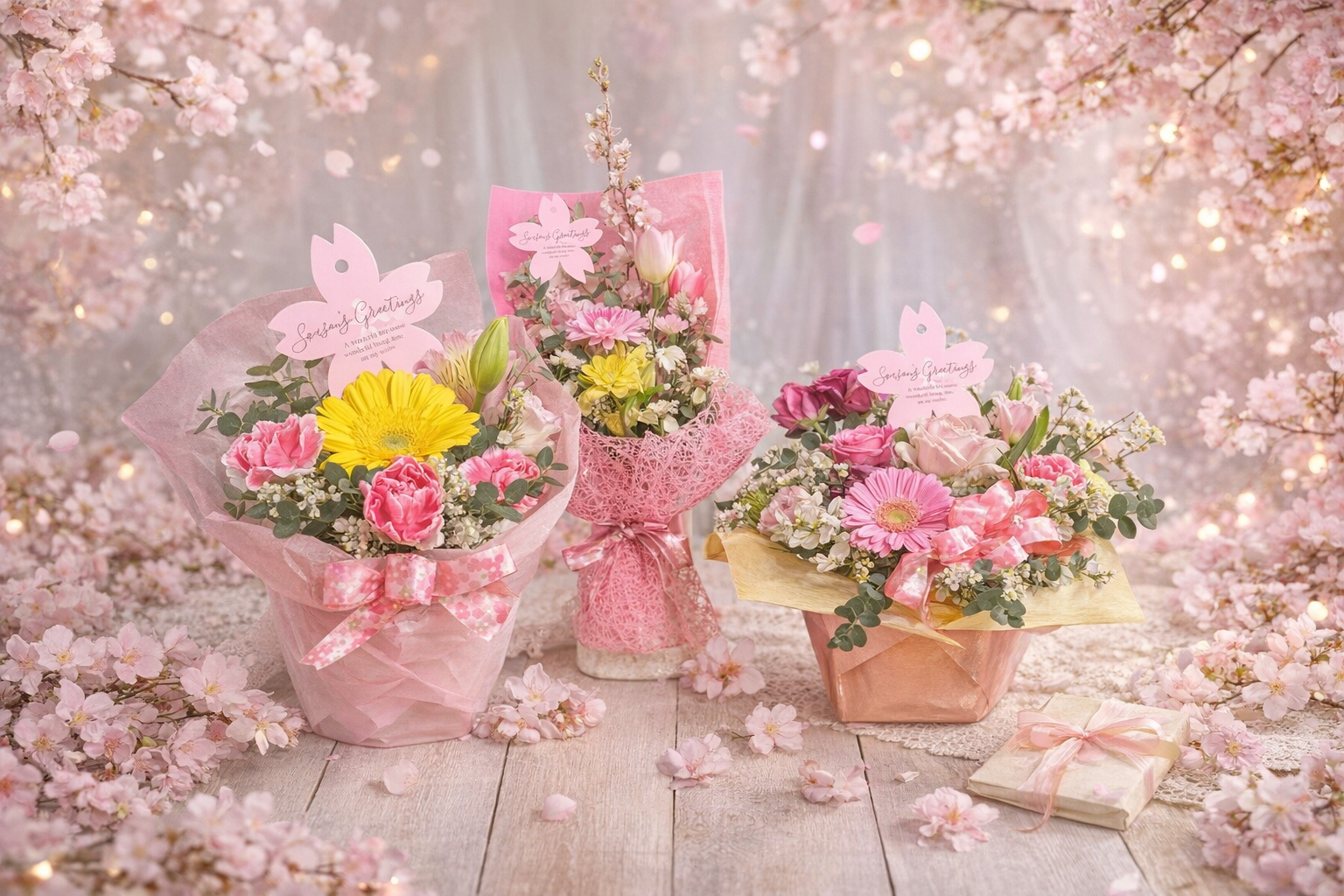 卒業・入学・お祝いのお花承ります