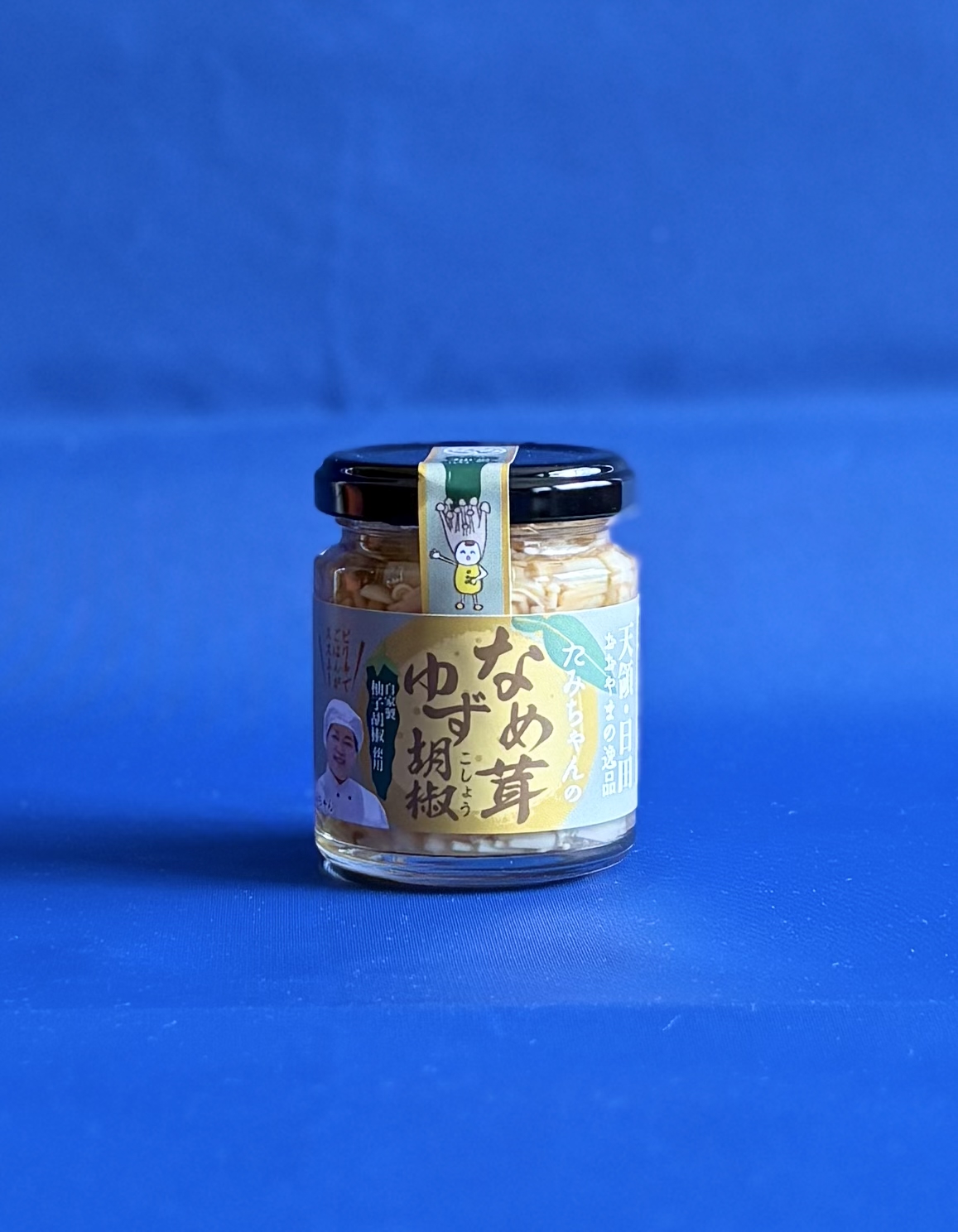 新商品のたみちゃんの『なめ茸ゆずこしょう』をご紹介いたします。