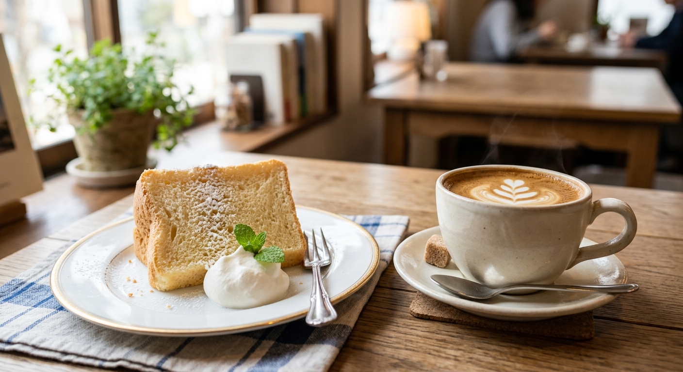 コーヒーに合うシフォンケーキは？プレーン・紅茶・抹茶・フルーツなど種類別に解説