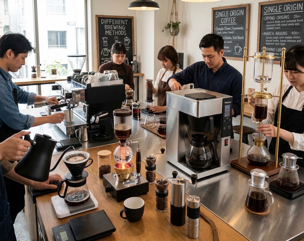 コーヒーの淹れ方の種類｜自分に合った淹れ方と味わいの違いを解説
