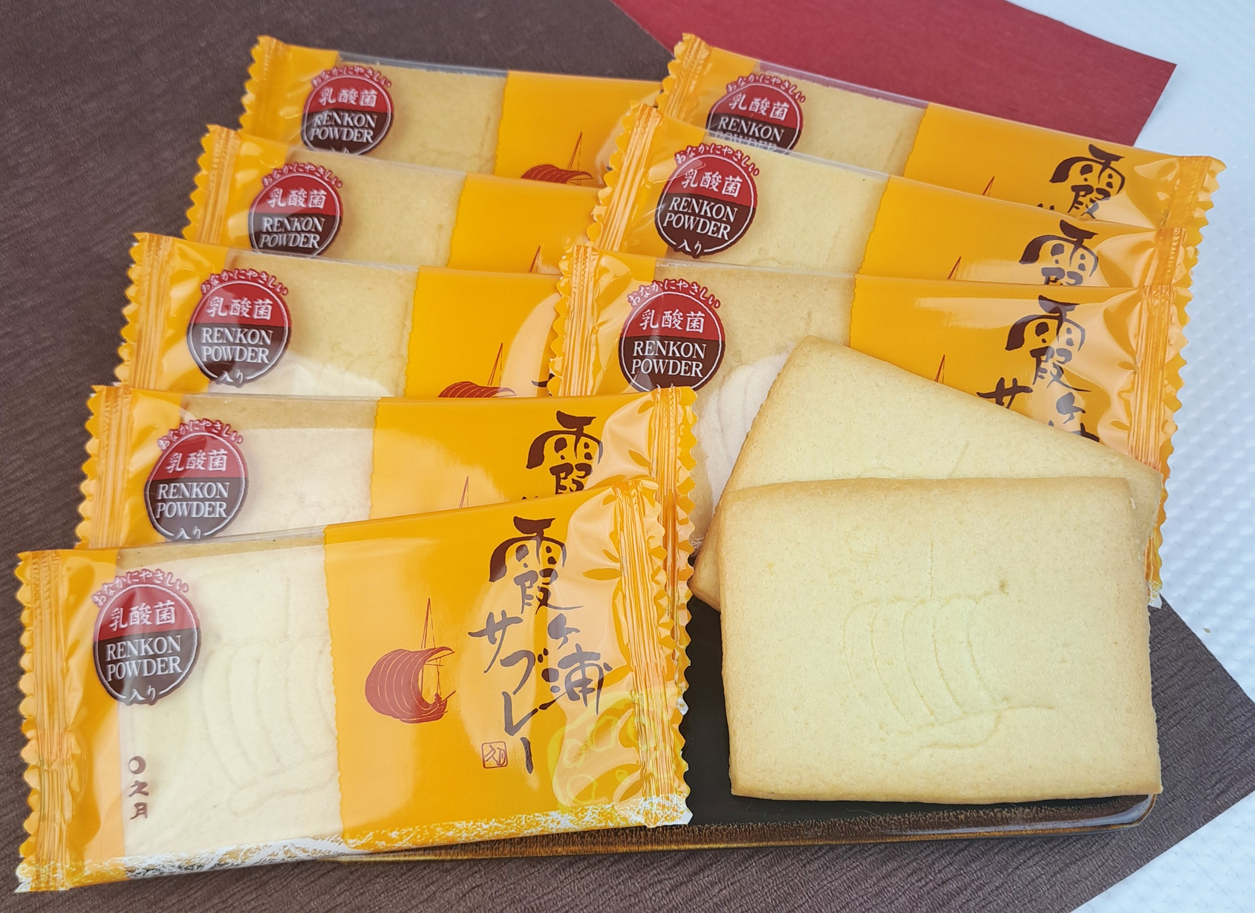霞ヶ浦サブレーに乳酸菌を投入！！　レンコンパウダーと乳酸菌でお腹にやさしいサブレーに進化しました。