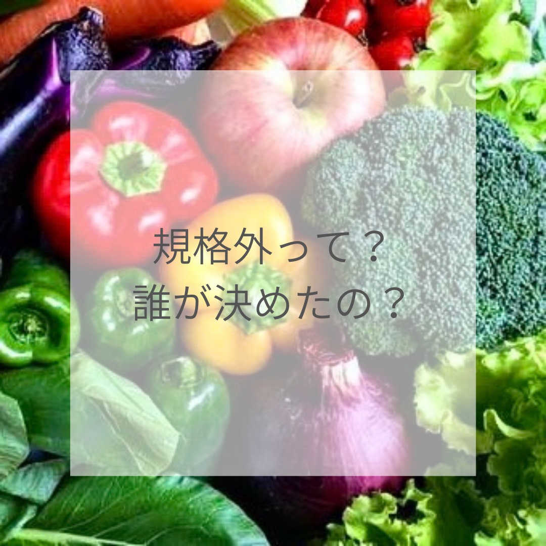 規格外って？誰が決めたの？