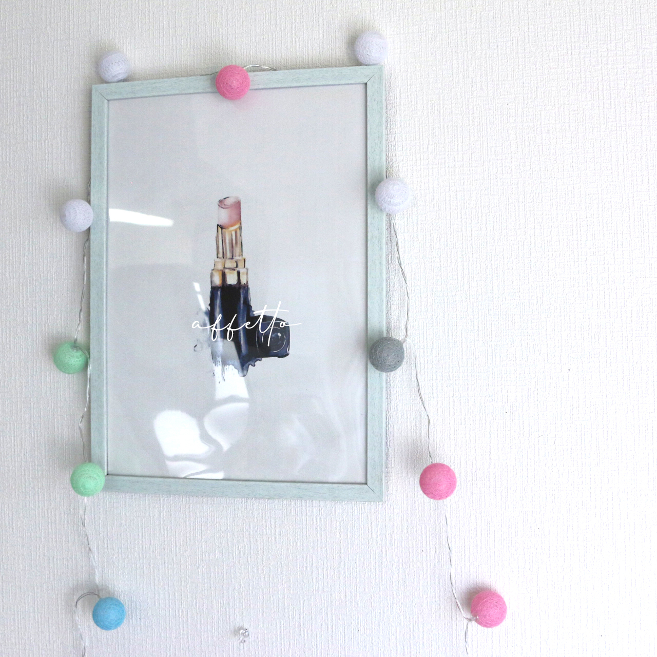 ON/OFFどちらもお洒落で可愛い♡コットンボールライト♡