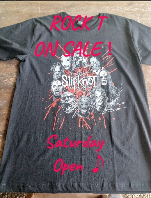 ROCK T-SHIRT SALE !です☠️