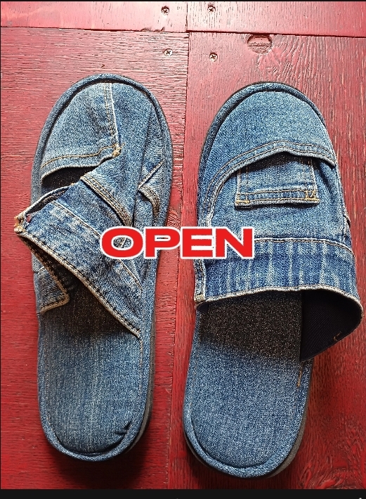月曜日営業中♪デニムスリッパ♪Sale