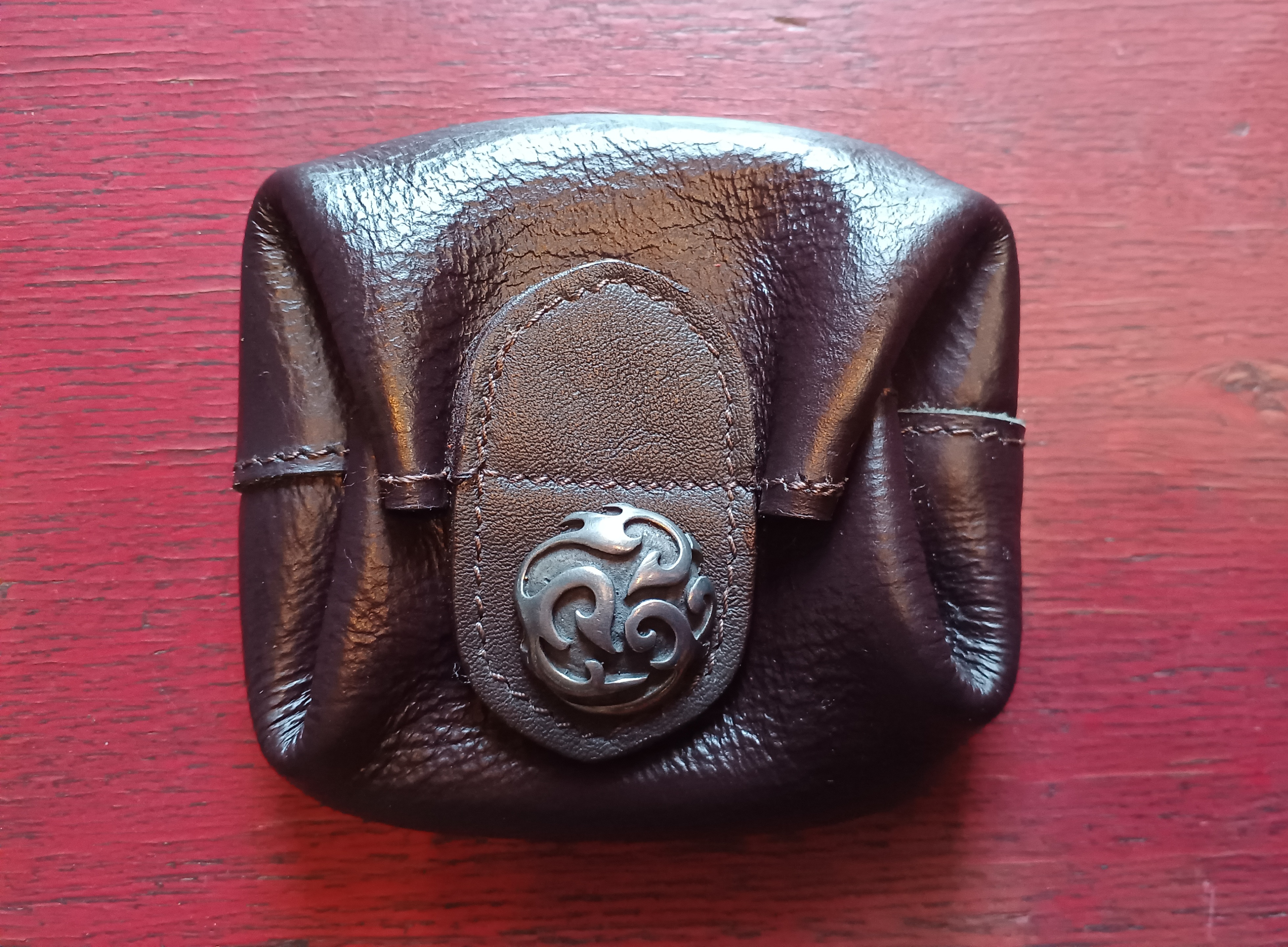 Leather Cow Coin case 数量限定