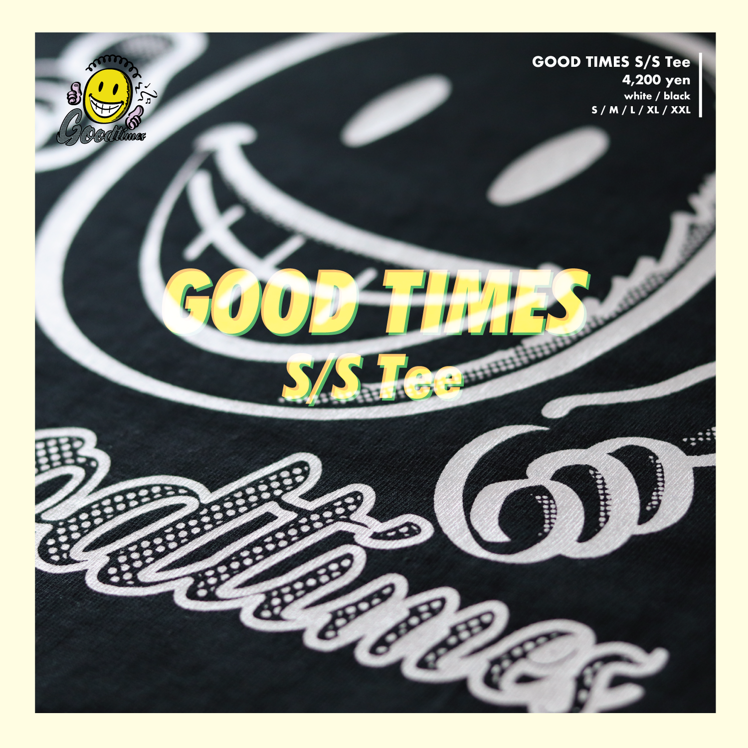 【新商品のお知らせ】Good Times S/S Tee 新登場！期間限定ですのでお早めに！