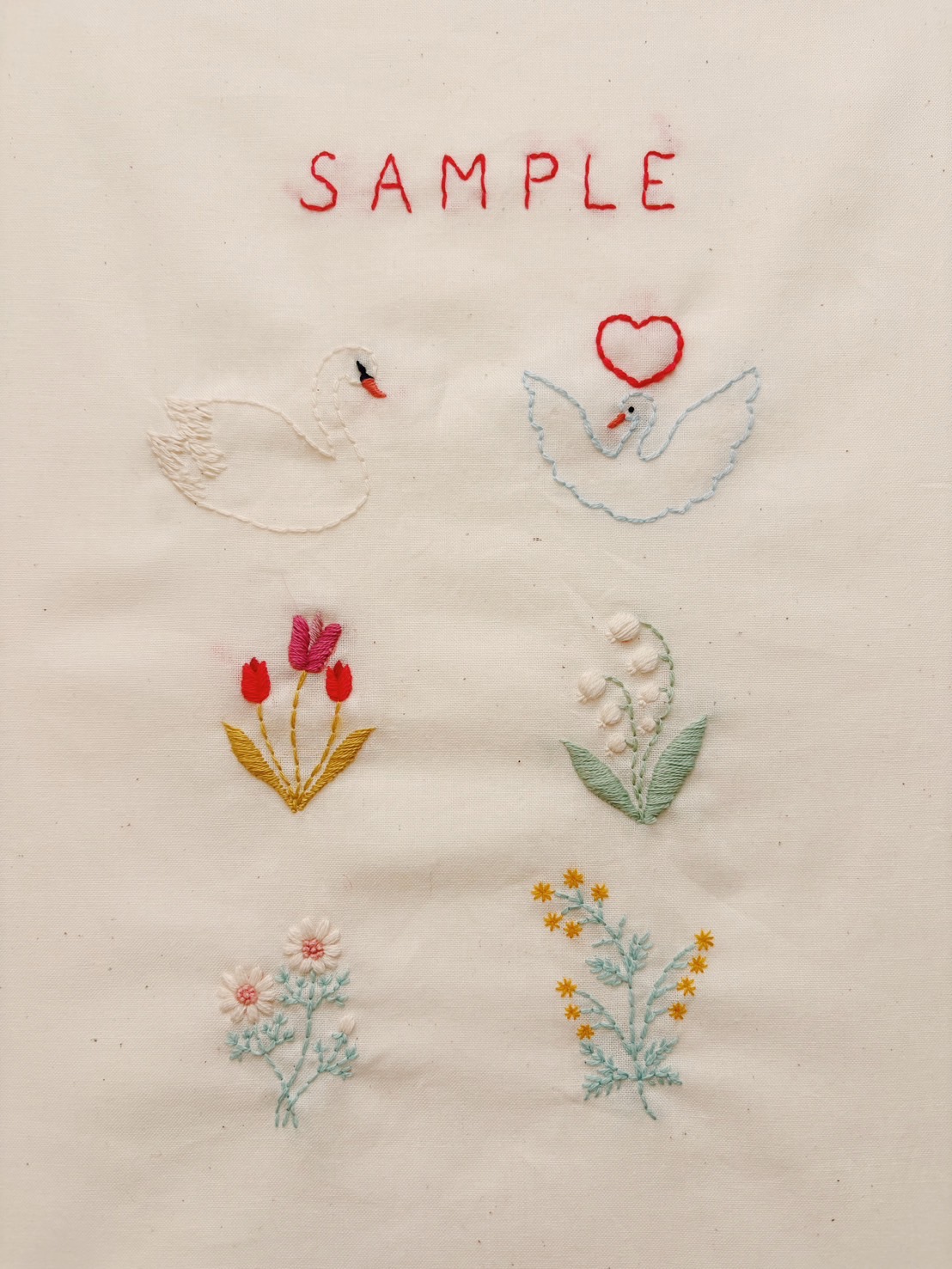 3月と4月の刺繍ワークショップのお知らせ